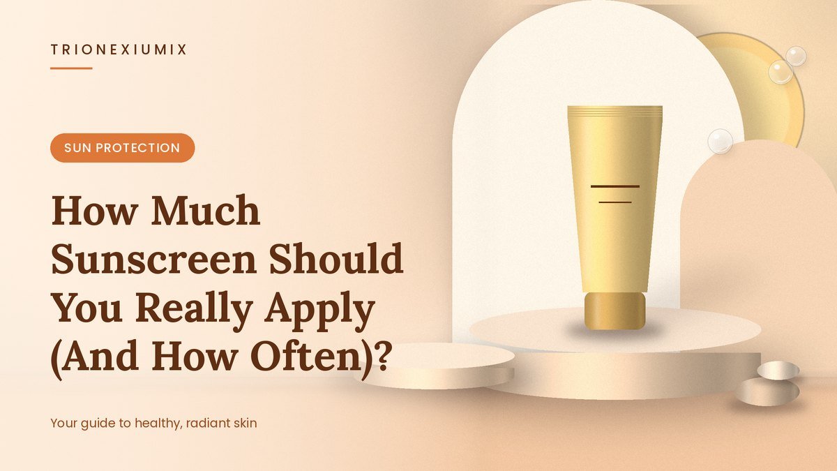 Skincare tube on a peach podium with a glowing sun, water droplets and smooth stones